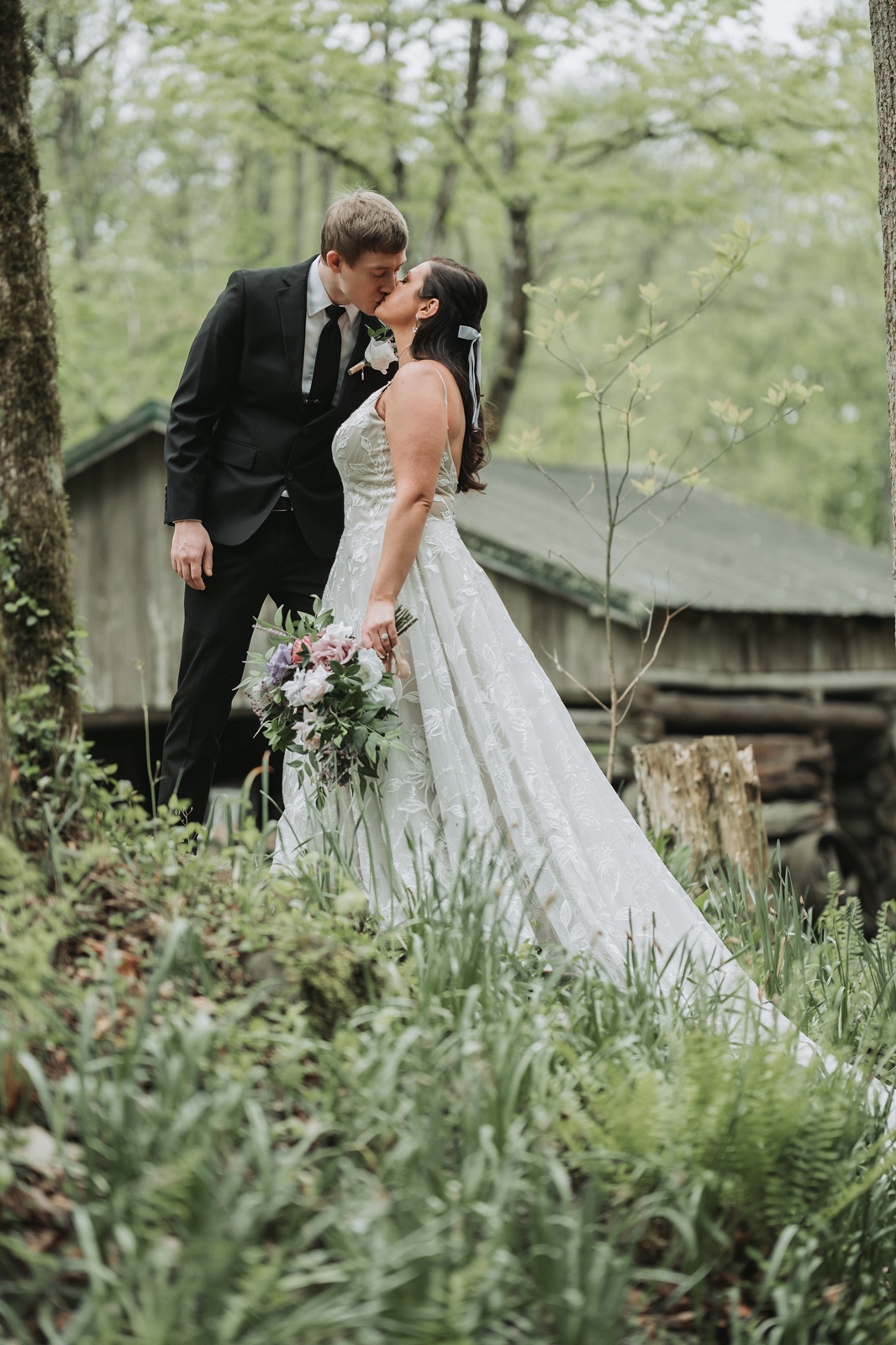 private creekside elopement